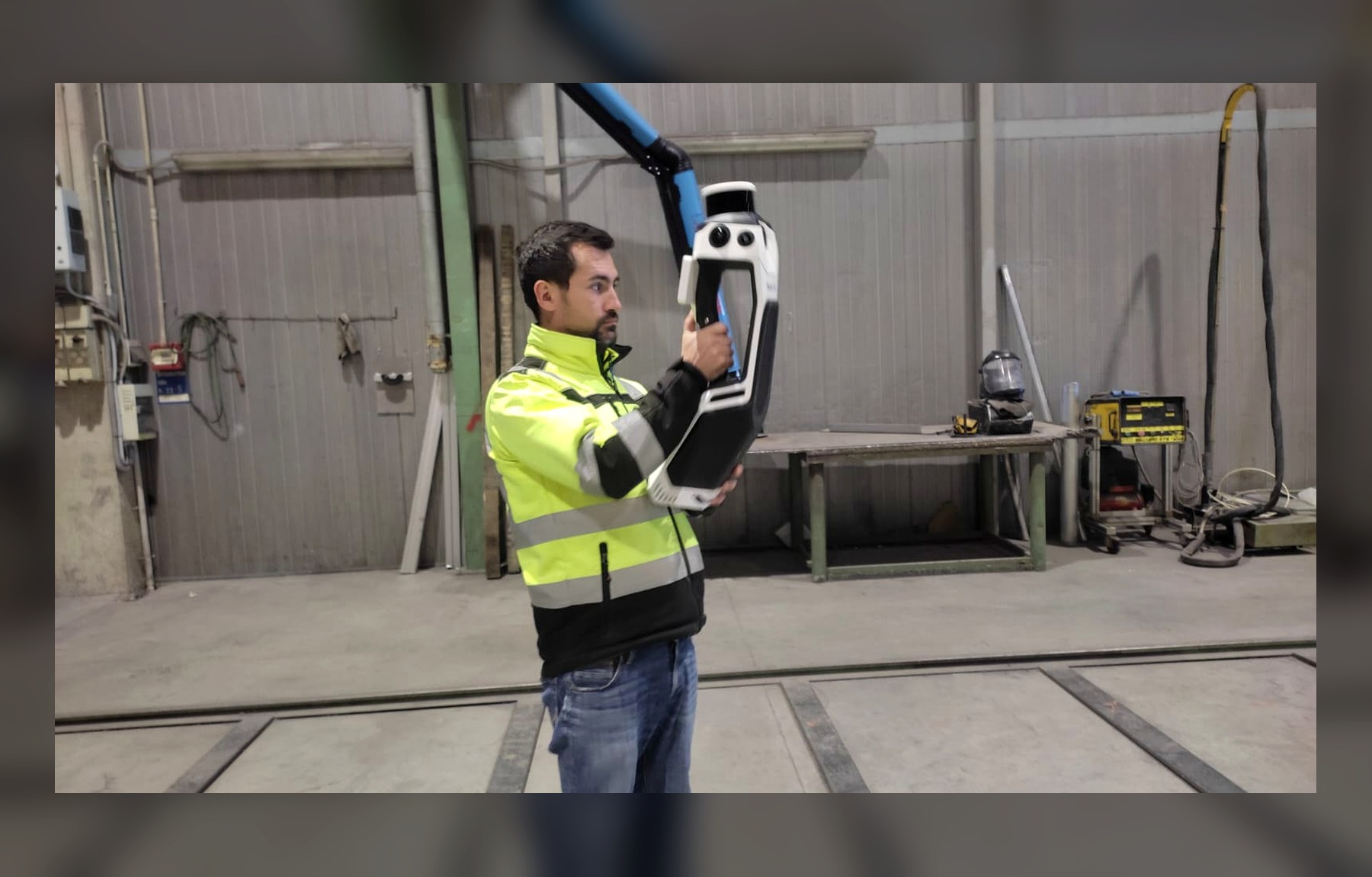 Laser scanner in ambiente industriale