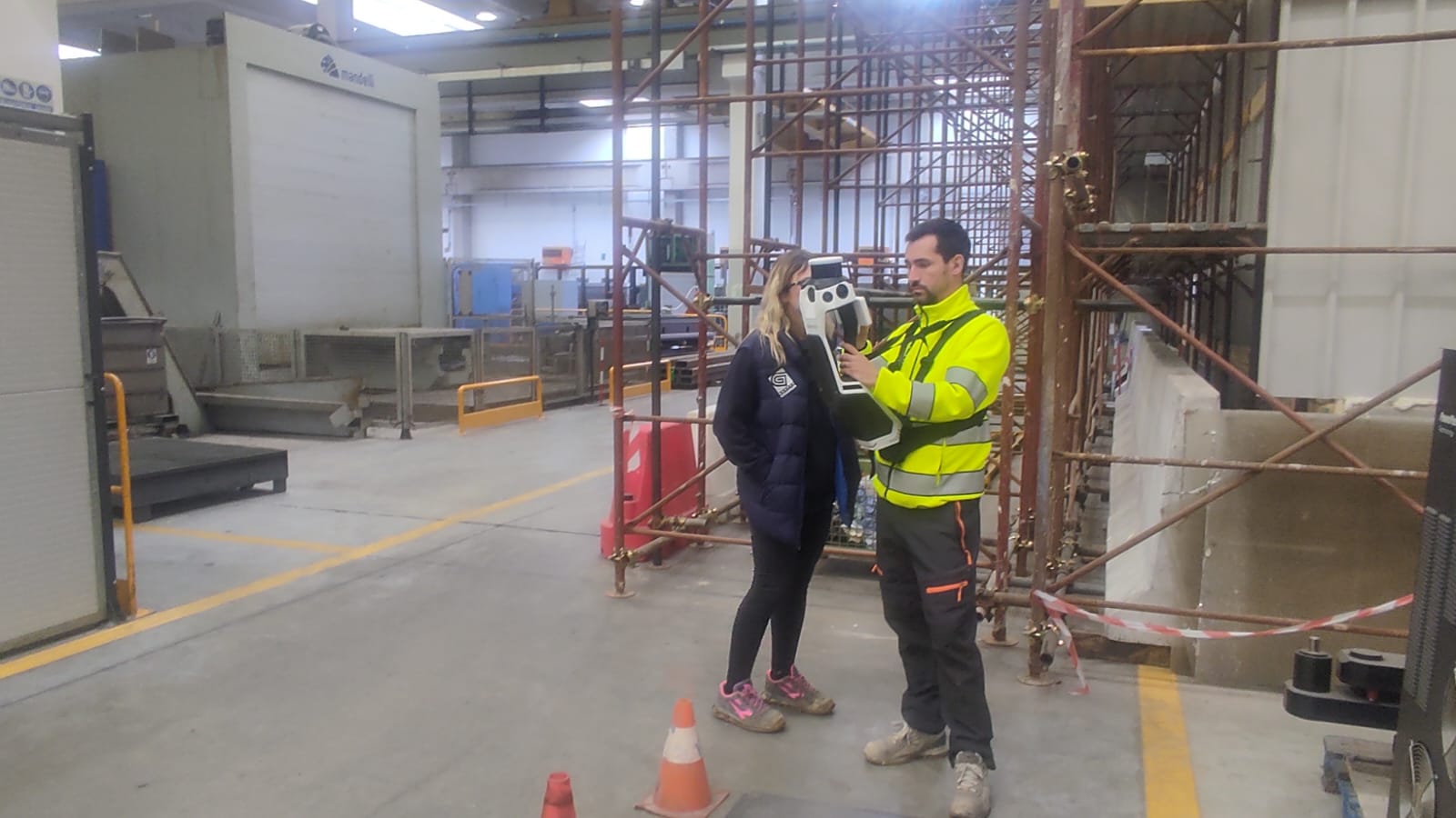 Acquisizione laser scanner in ambiente industriale