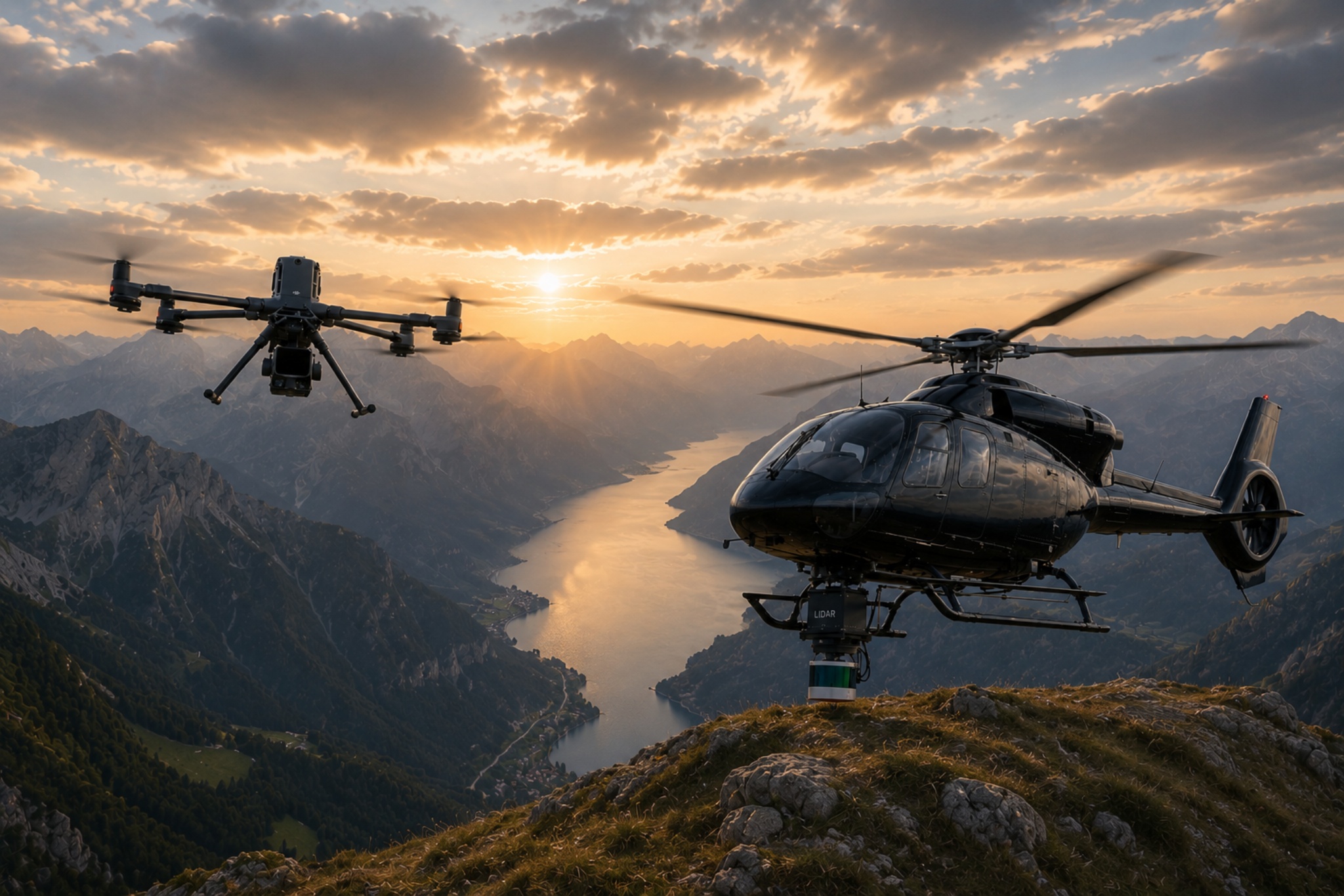 Drone rilievi drone e rilievi LiDAR